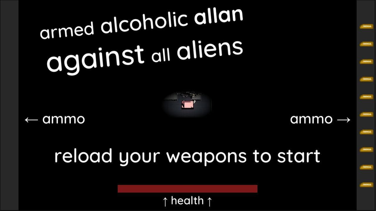 Armed Alcoholic Allan Against All Aliens screenshot 2