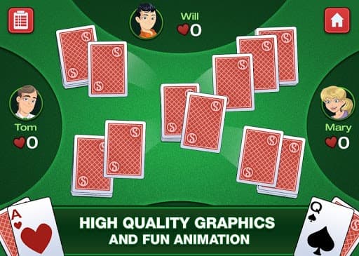 Simply Hearts - Classic Card Game screenshot 6