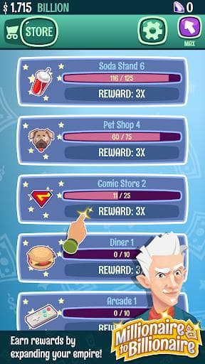 Millionaire Billionaire Tycoon 💰 - Clicker Game
