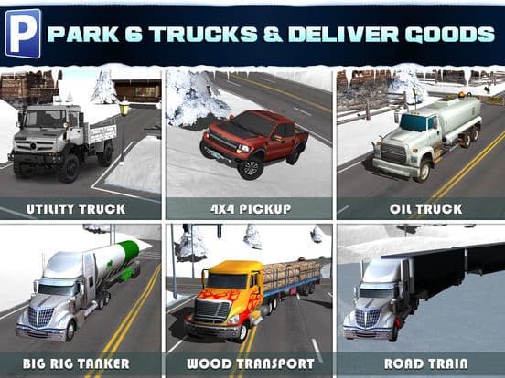 Ice Road Trucker Parking Simulator 2 a Real Monster Truck Car Park Racing Game screenshot 3