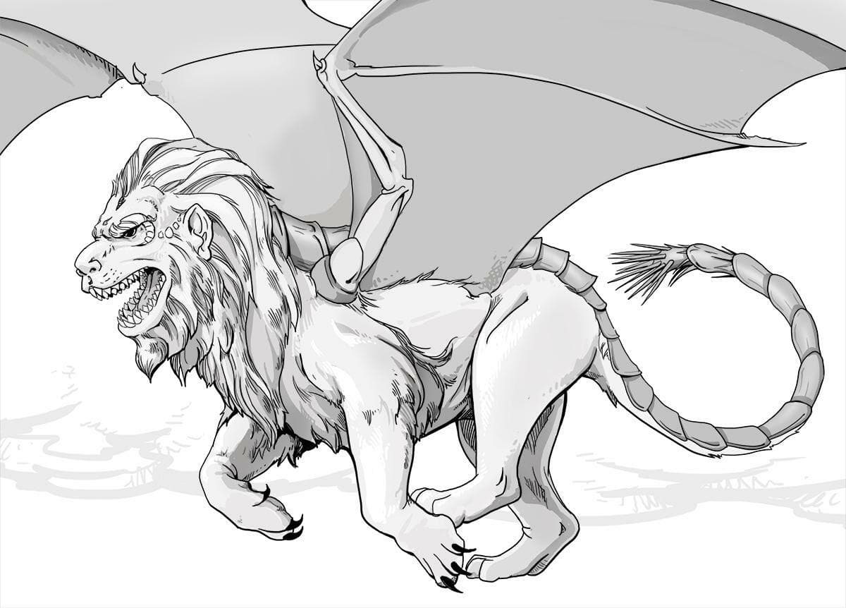 The Hunt for Ravenous Manticore