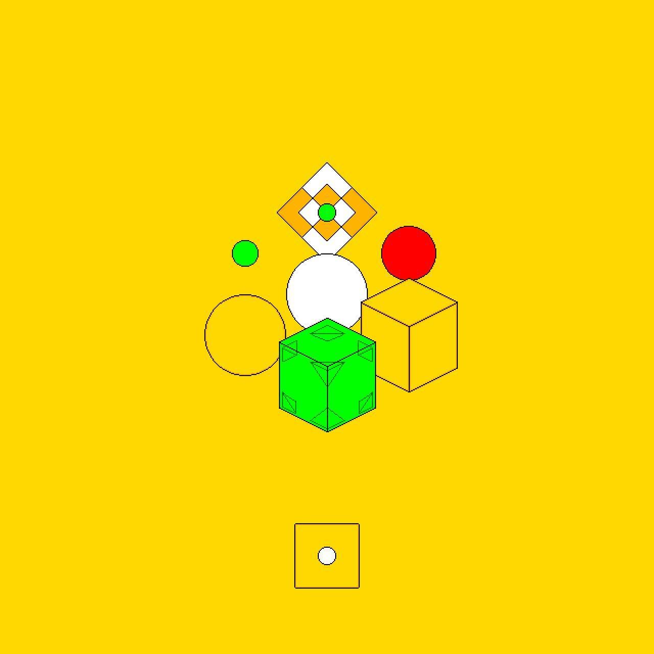 Yellow Game About Falling Things screenshot 2