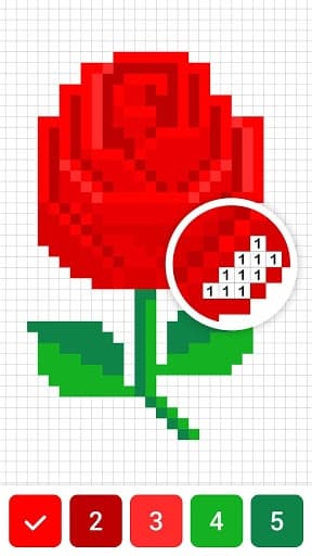 Draw.ly - Color by Number Pixel Art Coloring screenshot 4