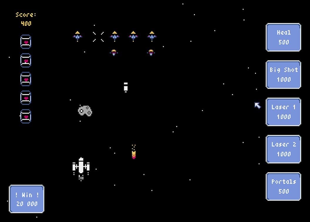 Space Invaders (itch) (Ulysse) screenshot 3