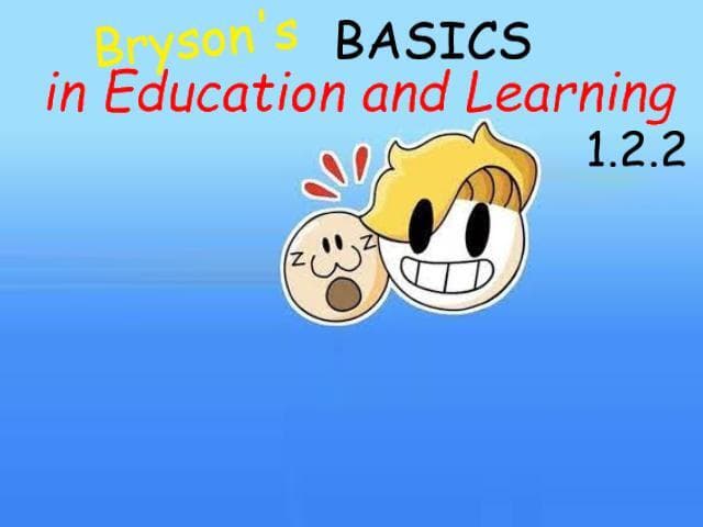 Brysons BASICS in education and learning V1