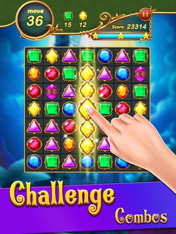 Jewel Castle - Matching Games screenshot 4