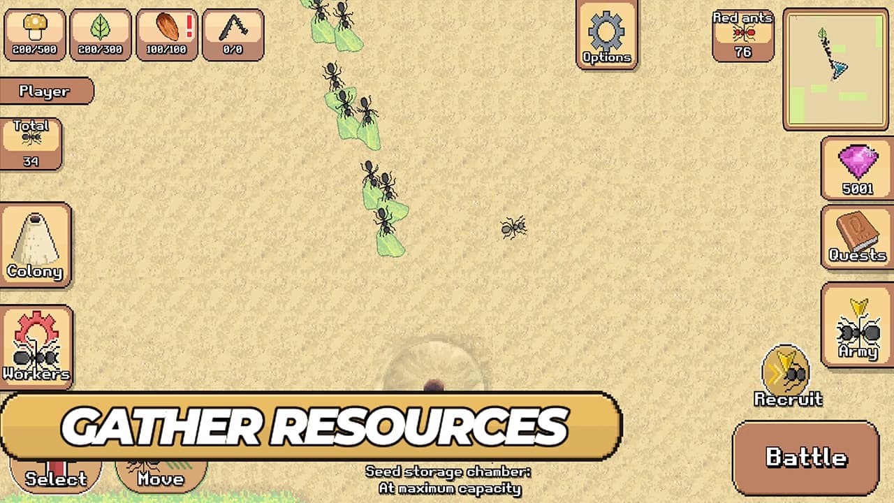 Pocket Ants: Colony Simulator (itch) screenshot 3