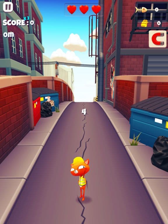Super Cat Runner: Fun Run game screenshot 4