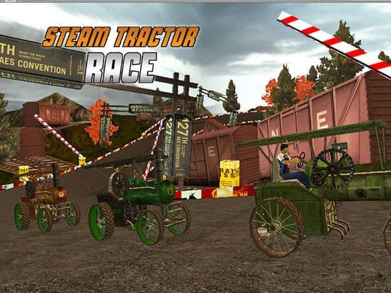 Steam Tractor Race screenshot 4