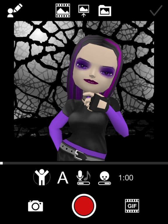 My Talking Goth - Free Goth Movie Maker screenshot 3