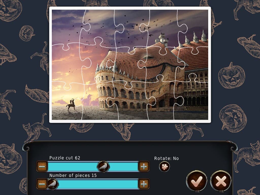 1001 Black Raven Jigsaw screenshot 6