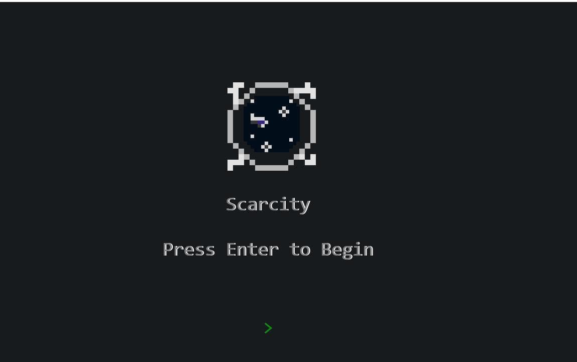 Scarcity-Text-Adventure