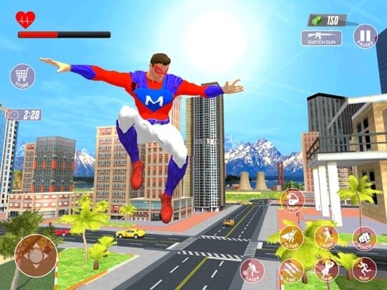 Super Hero Flying Simulator 3D screenshot 3