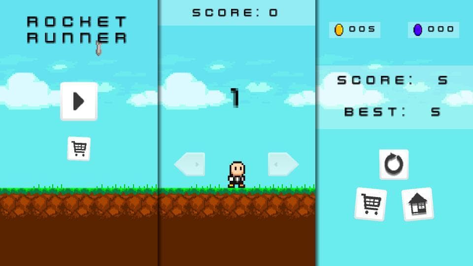 Rocket Runner (Nurobit Games) screenshot 2