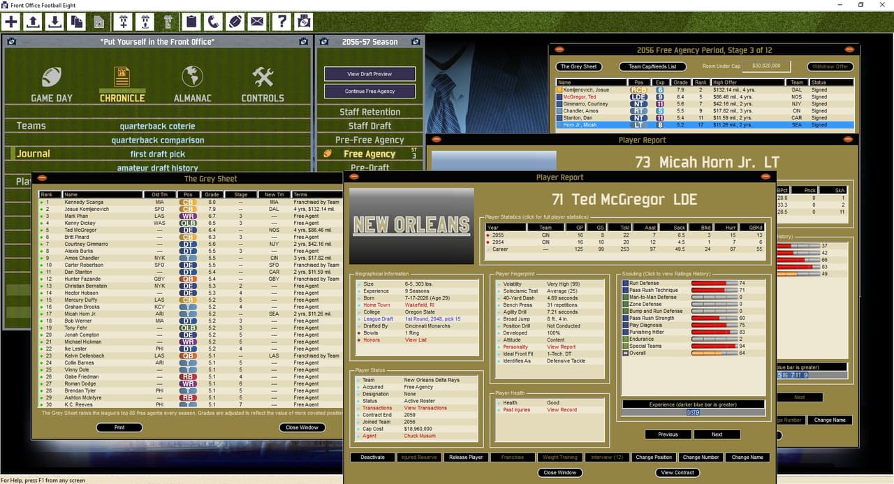 Front Office Football Eight screenshot 3