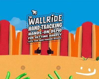 The WALLRIDE Hand-Tracking Hands-On DEMO for getting Handsy (with your hand-tracking devices) screenshot 2
