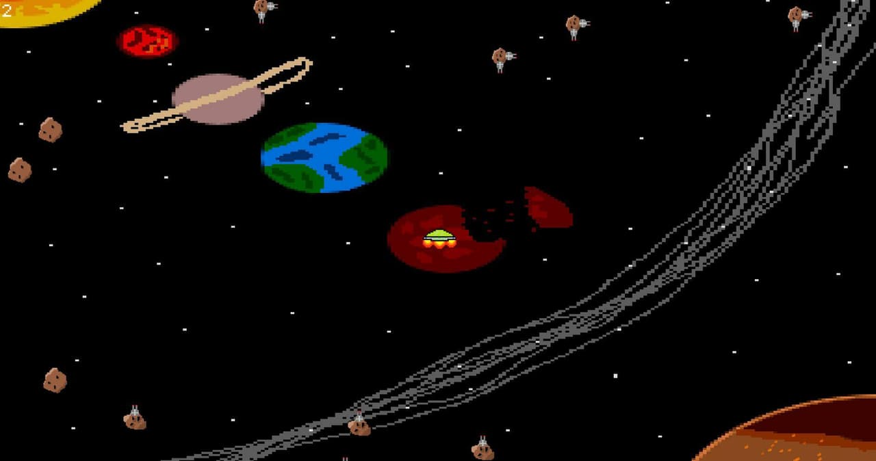 Laser Asteroids (TheCabbageKnight) screenshot 2