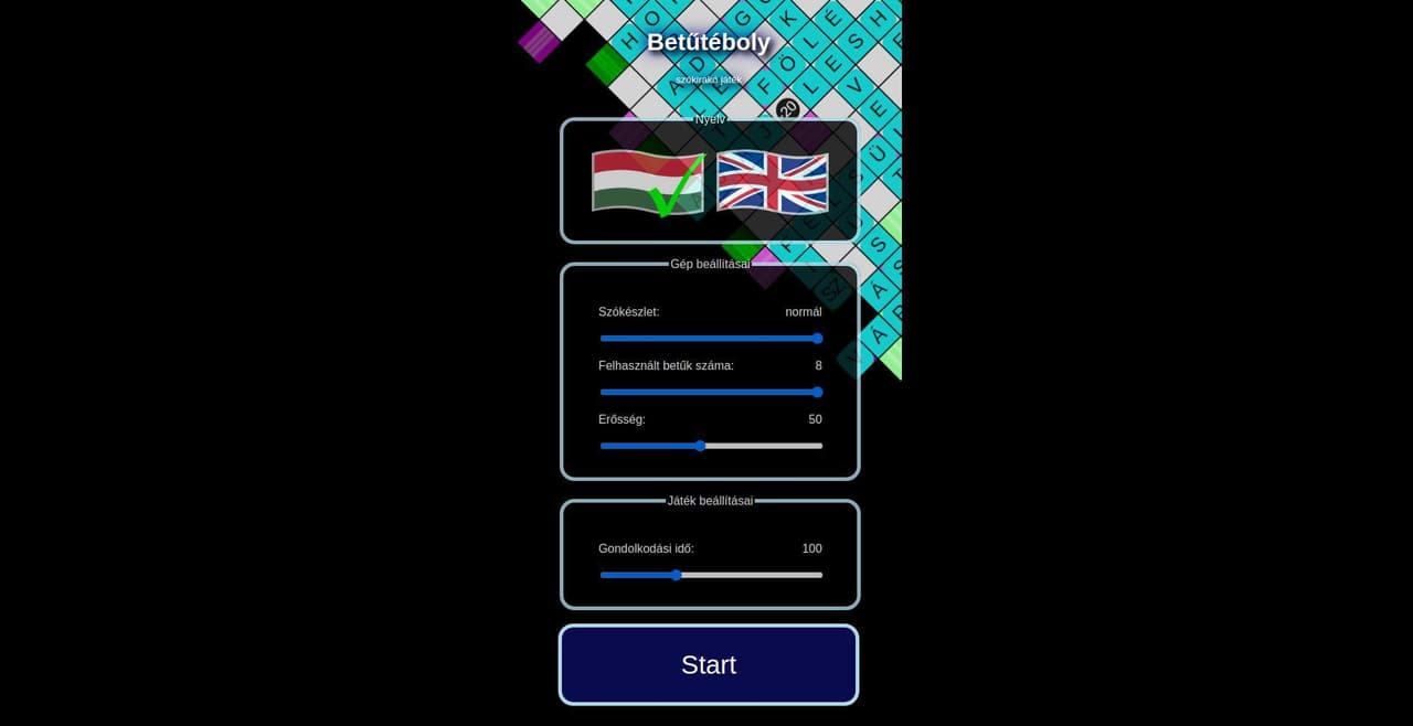 Betűtéboly screenshot 2