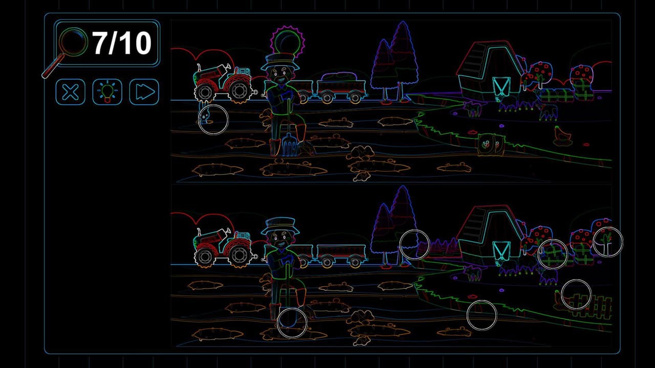 FarmDiff - game for children about finding differences in images