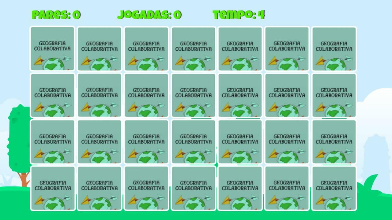 Jogo Memória: A água e a terra