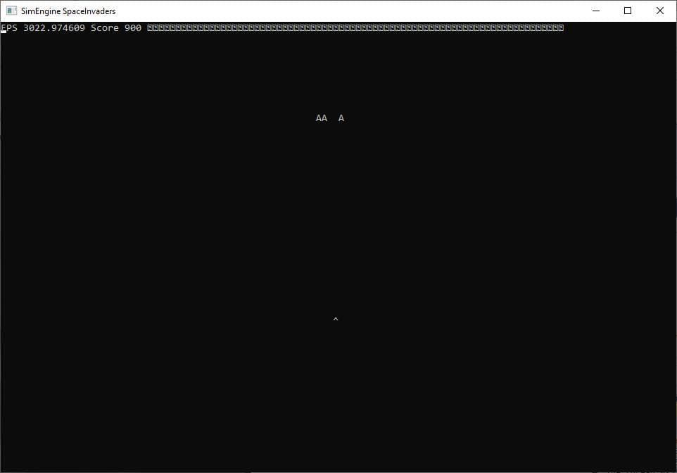 Space Invaders SimEngine