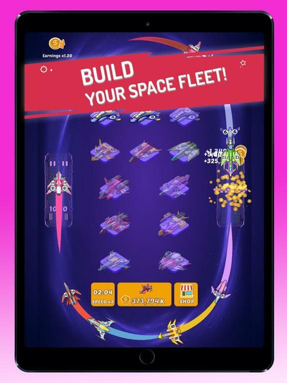 Merge Spaceships - Idle Game screenshot 2