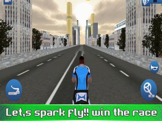 Extreme Bicycle City Race screenshot 2