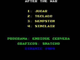 After the War