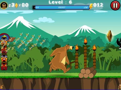 A Bear Trouble Adventure - The Mission is through the forest to get home screenshot 2