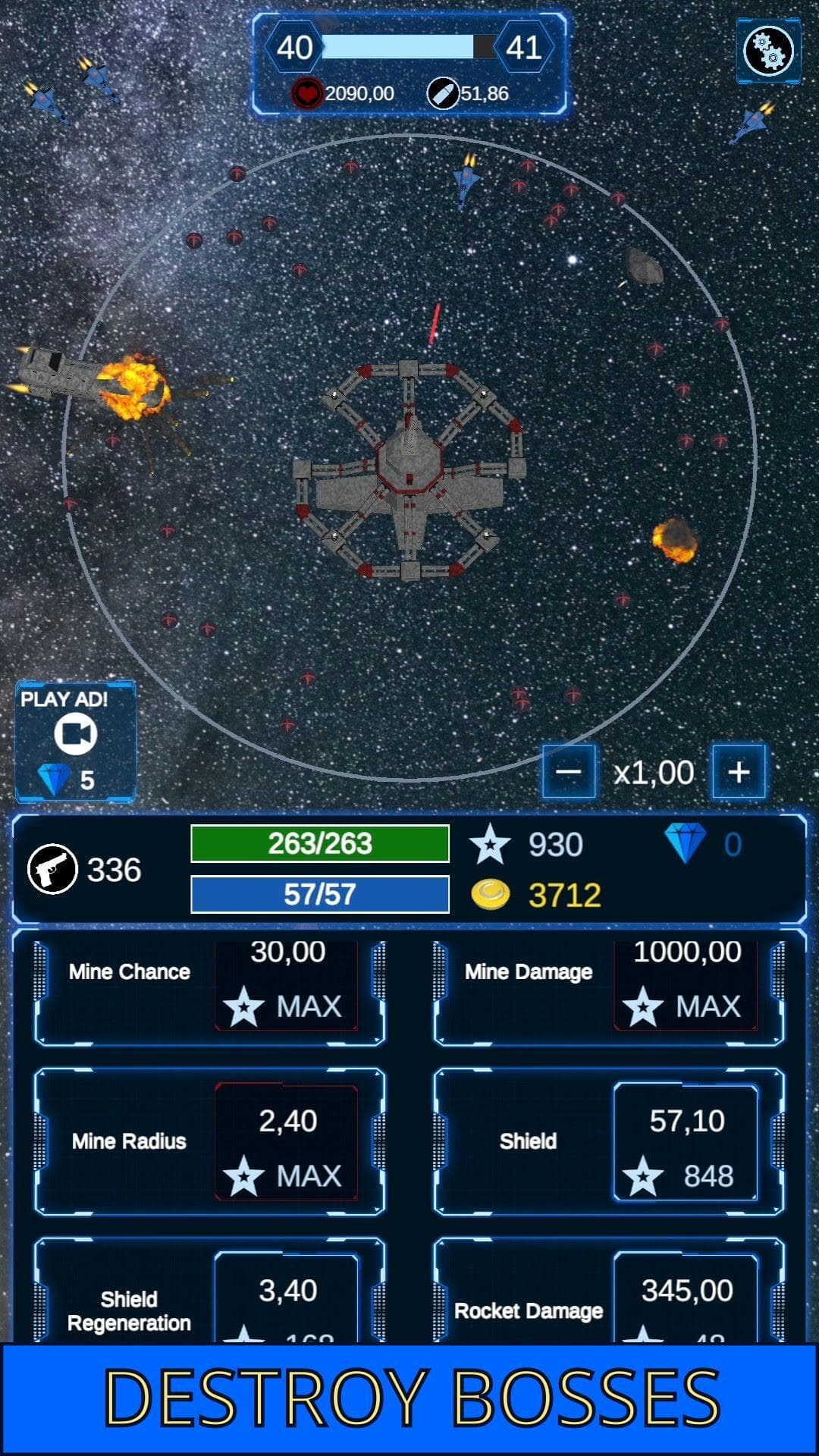 Idle Space Tower Defence screenshot 2