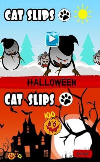 Cat Slips, le chat qui glisse