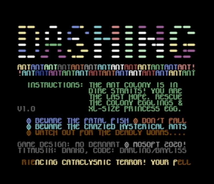 Dashing Ant (C64) Commodore 64