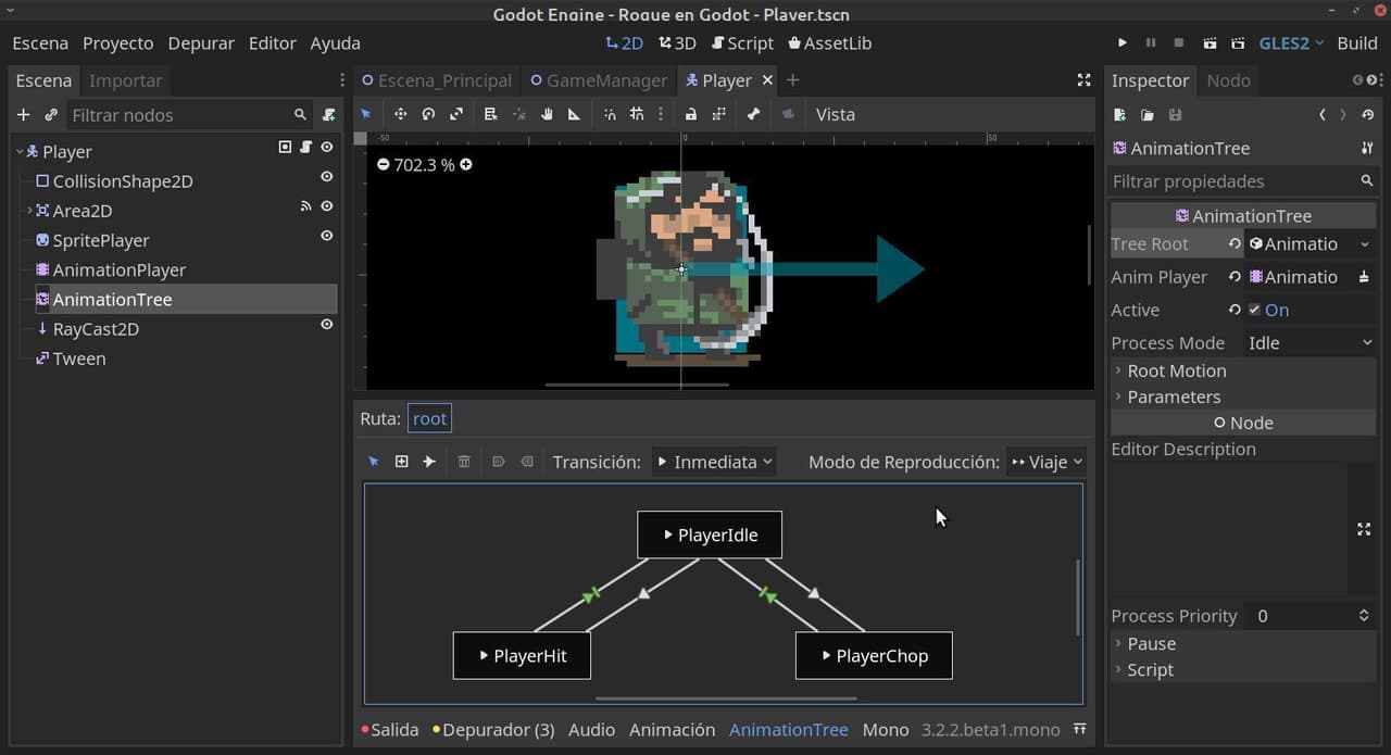 Scavengers 2D Roguelike en Godot Engine C# screenshot 3