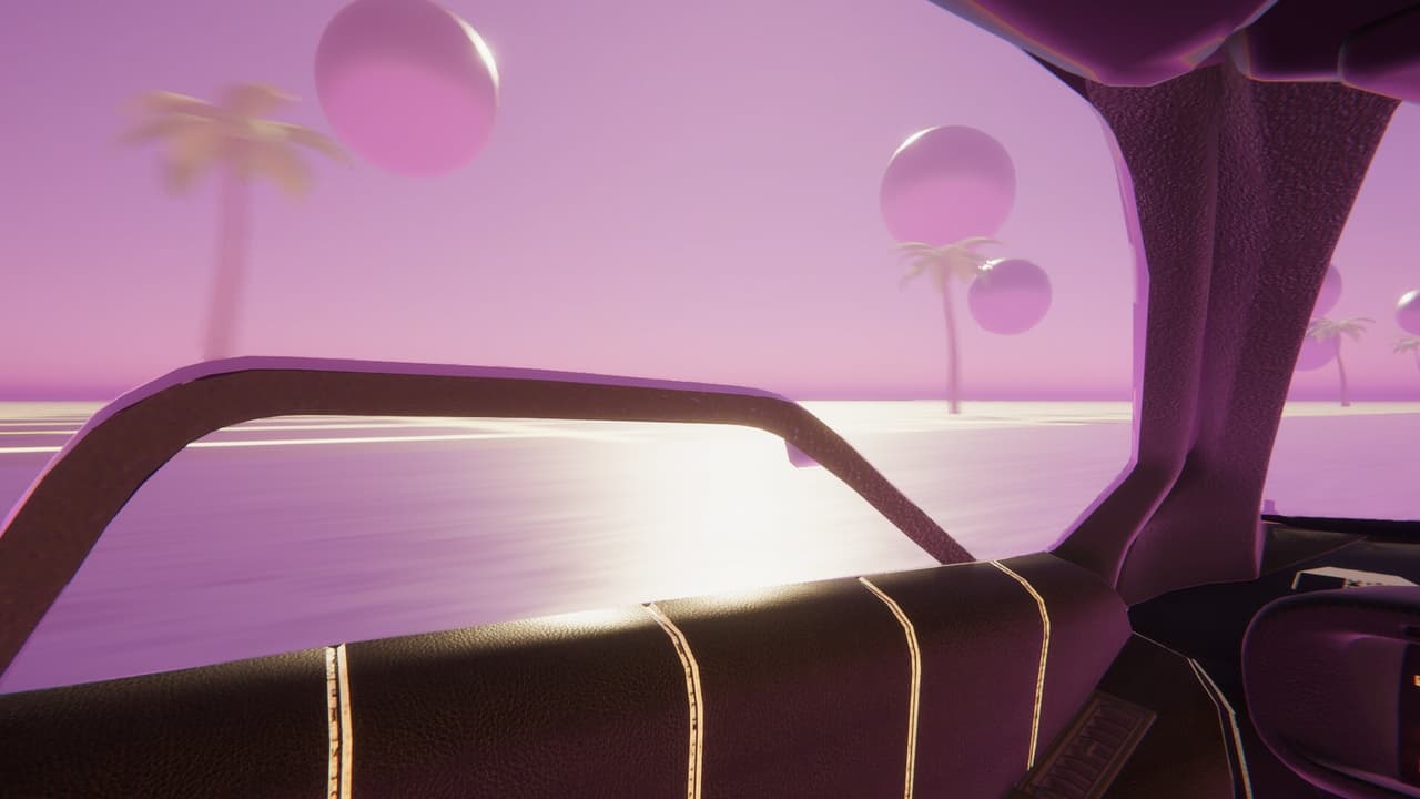 Vaporwave Road VR screenshot 5