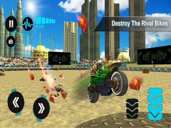Bike Racing Demolition Derby screenshot 2
