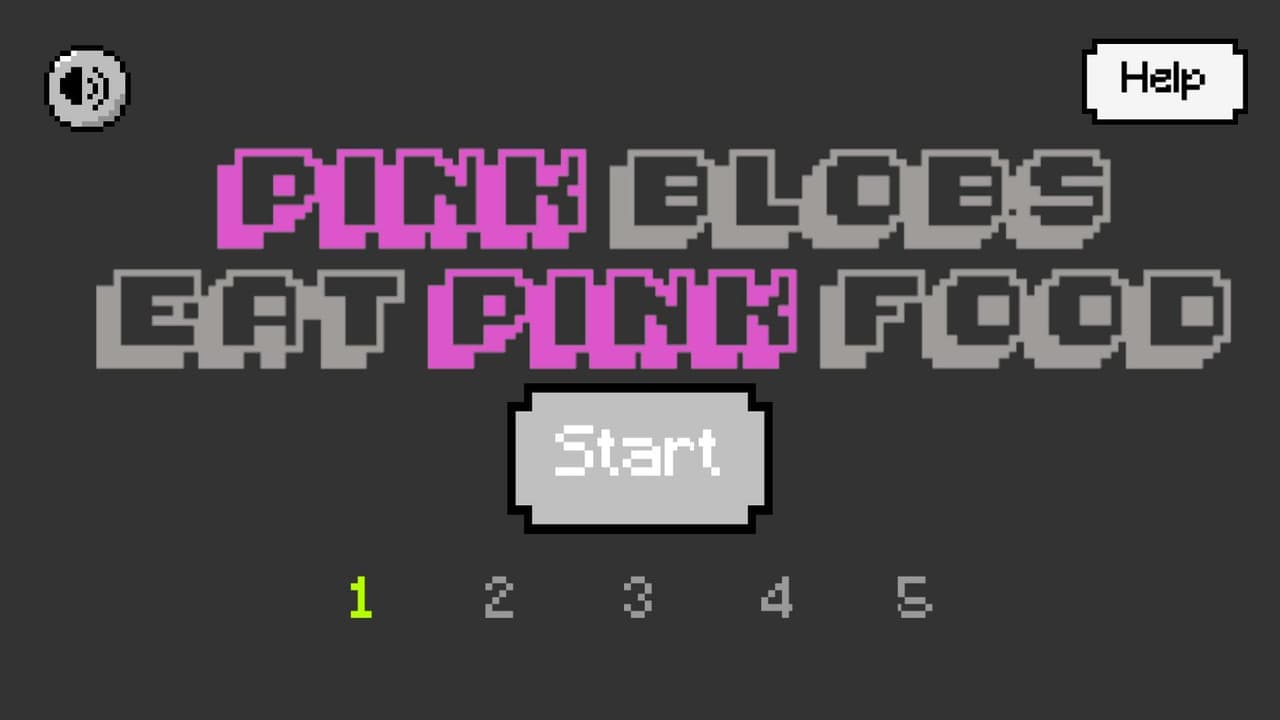 Pink Blobs Eat Pink Food screenshot 2