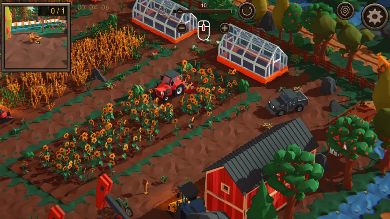 Hidden Farm Top-Down 3D screenshot 2