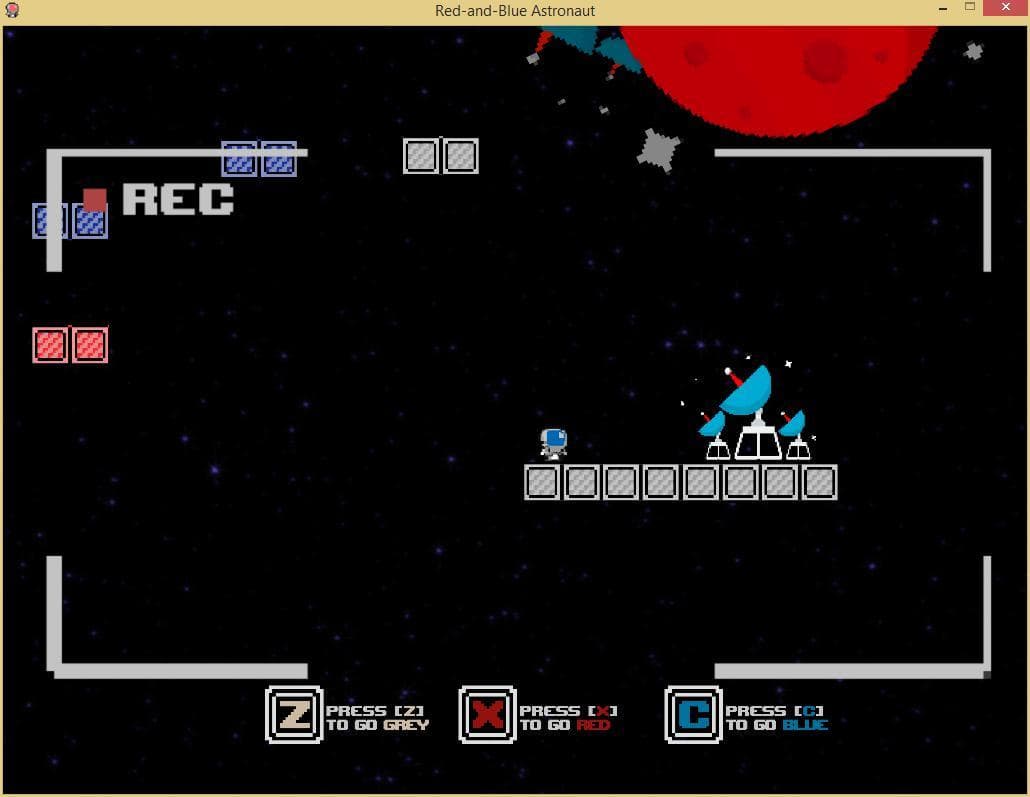 Red & Blud Astronaut screenshot 4