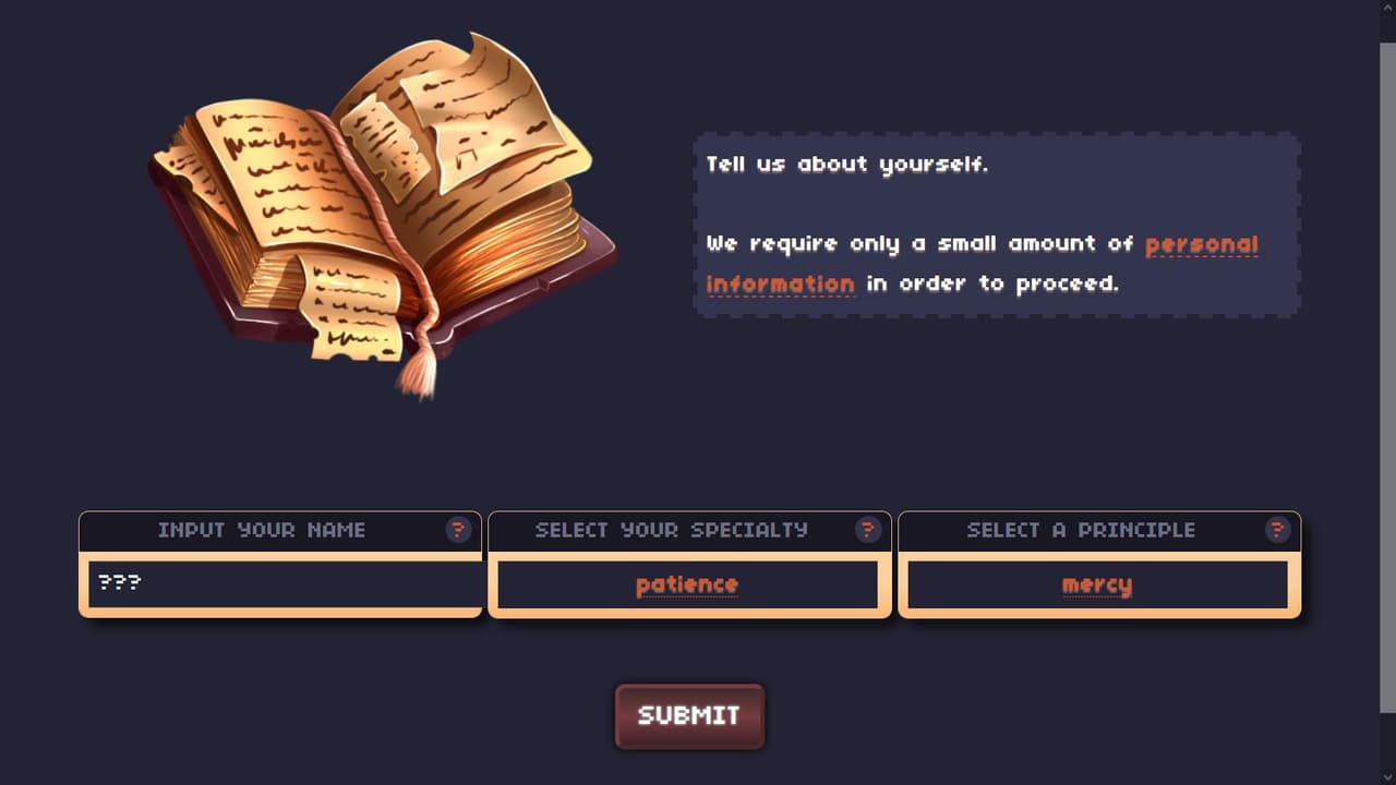 HARBINGER.html screenshot 3
