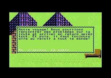 Tritopia (in French language, C64) screenshot 3