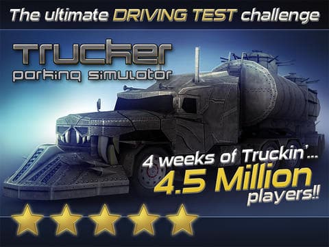 Trucker: Parking Simulator - Realistic 3D Monster Truck and Lorry Driving Test Free Racing Game screenshot 2