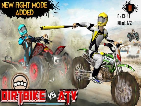 Dirt Bike Vs Atv Offroad Race screenshot 2