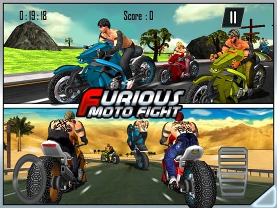 Furious Bike Fight Race screenshot 3