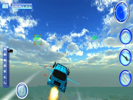 Flying Jeep Gunship Battle 3D 2017 screenshot 4