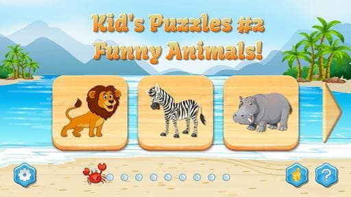 Kids Puzzles, Funny Animals #2 (full game) screenshot 2