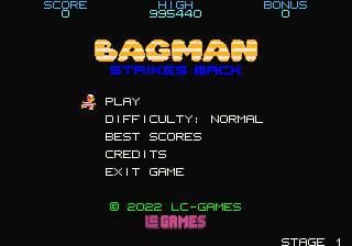 Bagman Strikes Back (PC version) screenshot 2