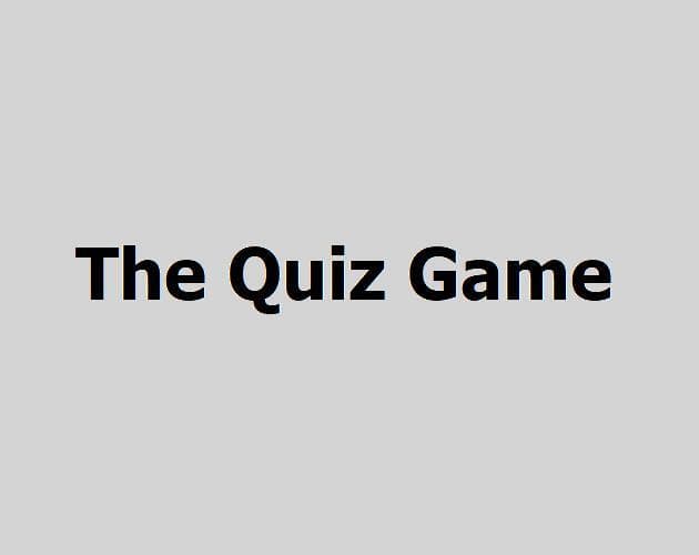The Quiz Game