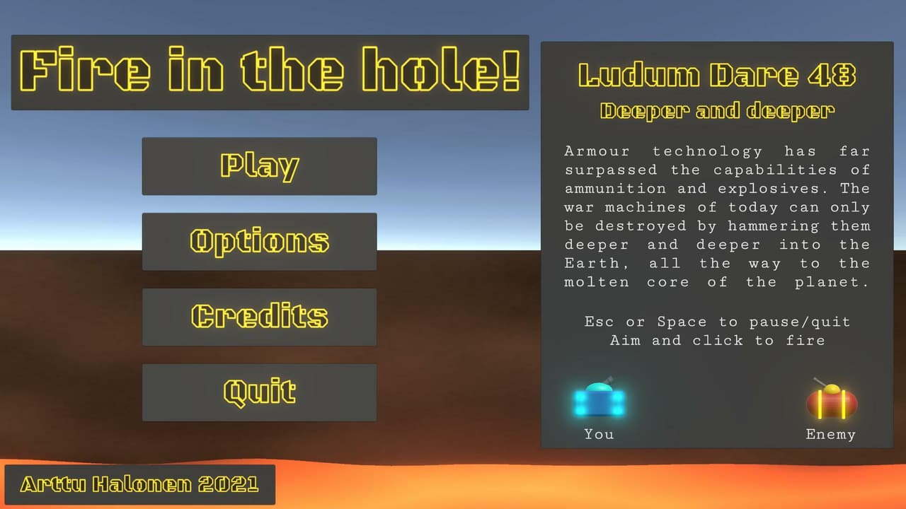 Fire in the hole! (ArttuHalonen) screenshot 2