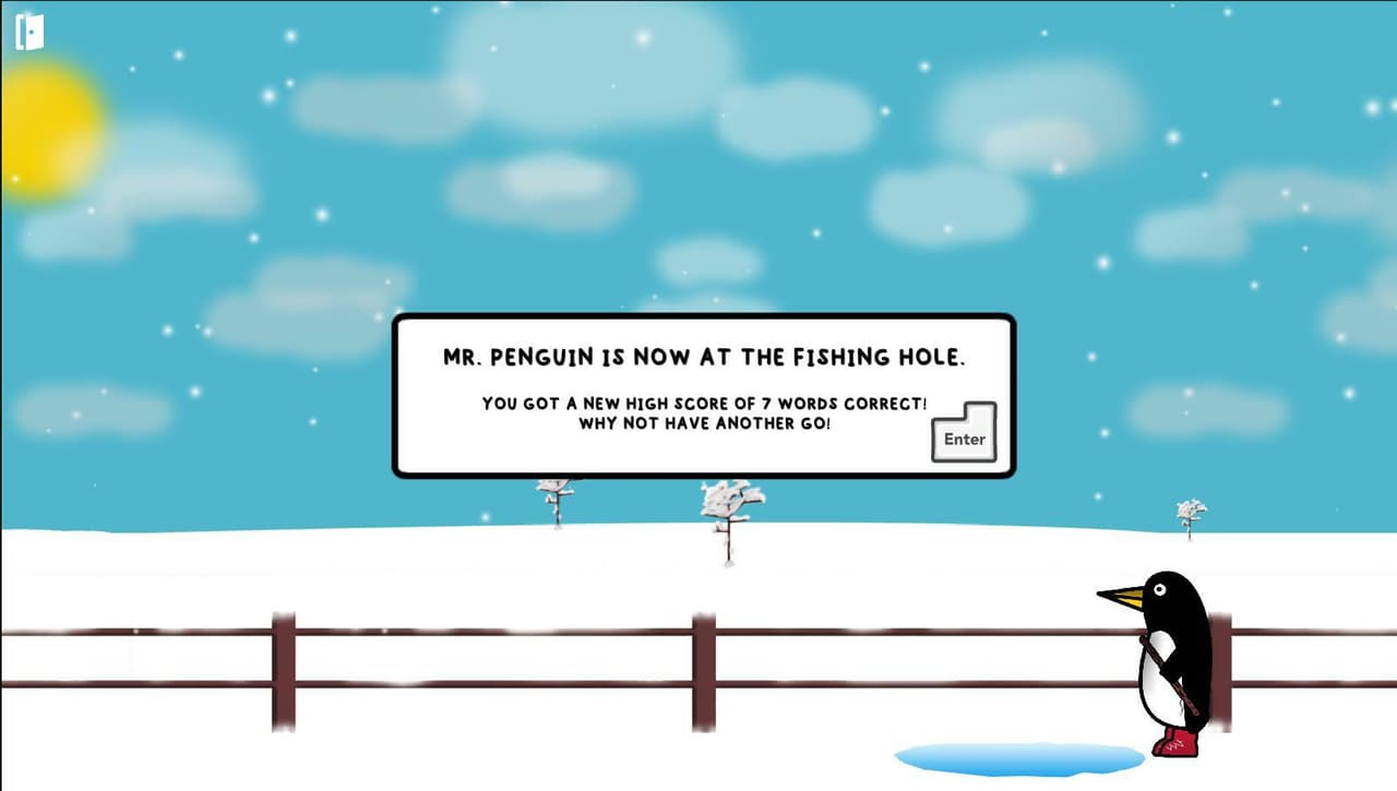 Mr. Penguins Touch Type Challenge