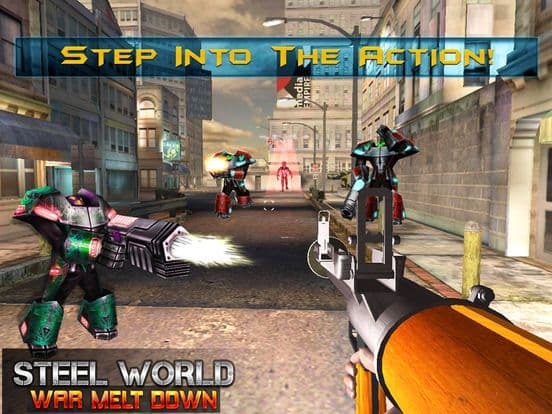 Steel World War Melt Down: Ultimate Robots Fighting screenshot 4